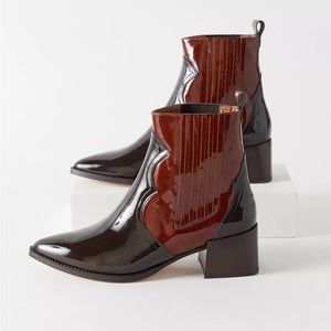 E8 By Miista Minea Patent Leather Western Boots